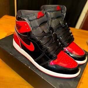 Jordan 1s Bred patent